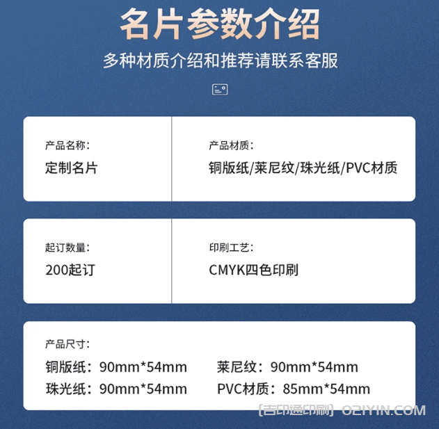 常用名片紙張分類  第7張